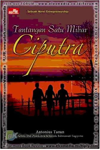 Cover Buku Tantangan Satu Miliar Ciputra