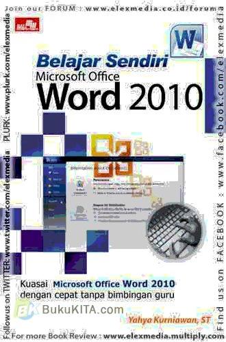 Cover Buku Belajar Sendiri Microsoft Office Word 21