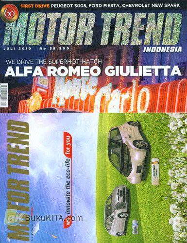 Cover Buku Motor Trend Indonesia - Juli 2010