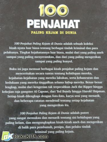 Cover Belakang Buku 100 PENJAHAT PALING KEJAM DIDUNIA (Hard Cover)