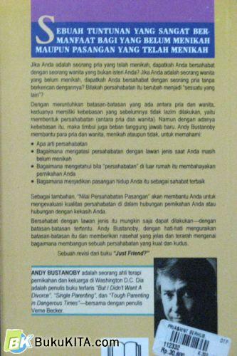 Cover Belakang Buku DAPATKAH PRIA & WANITA BERHUBUNGAN SEBAGAI SAHABAT