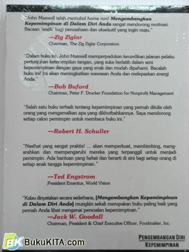 Cover Belakang Buku MENGEMBANGKAN KEPEMIMPINAN DALAM DIRI ANDA