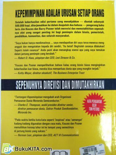 Cover Belakang Buku TANTANGAN KEPEMIMPINAN -THE LEADERSHIP CHALLENGE 