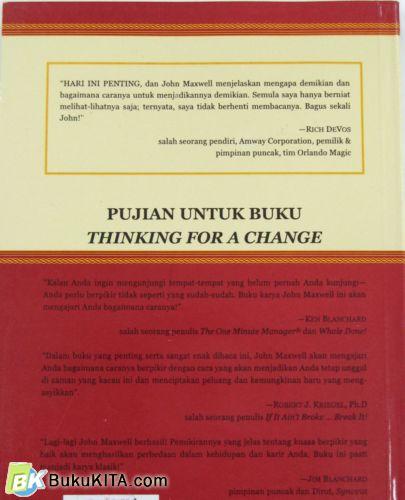 Cover Belakang Buku HARI INI PENTING (TODAY MATTERS) 