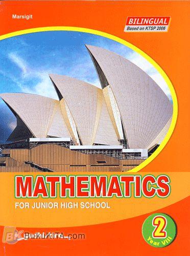 Cover Buku MATHEMATICS 2 (Bilingual) Kelas VIII (KTSP)