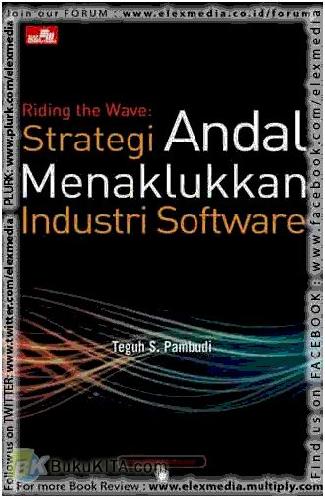 Cover Buku Riding the Wave : Strategi Andal Menaklukkan Industri Software