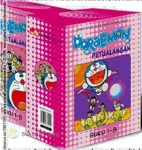 Cover Buku Paket Doraemon Petualangan 1-8