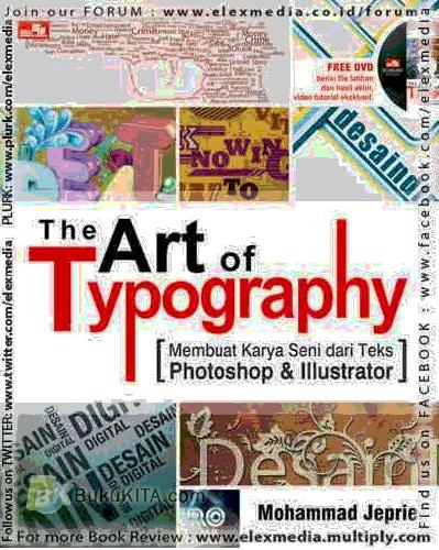 Cover Buku The Art of Typography