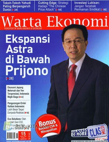 Cover Buku Warta Ekonomi #15| 26 Juli - 8 Agustus 2010