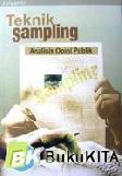 Cover Buku Teknik Sampling ; Analisis Opini Publik