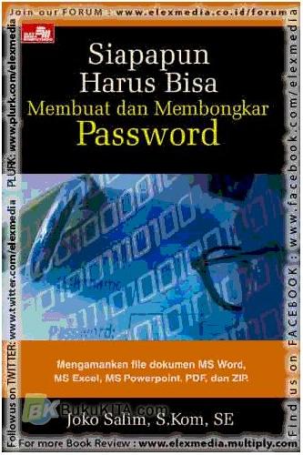 Cover Buku Siapapun Harus Bisa Membuat dan Membongkar Password