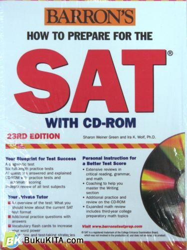 Cover Buku HOW TO PREPARE FOR THE SAT WITH CD -TL
