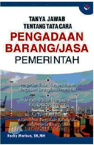 Cover Buku Tanya Jawab Seputar Tata Cara pengadaan Barang/Jasa Pemerintah