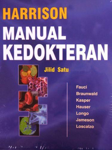 Cover Buku HARRISONS MANUAL KEDOKTERAN JILID 1 (Hard Cover)