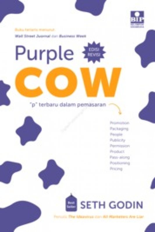 Cover Buku Purple Cow