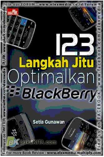 Cover Buku 123 Langkah Jitu Optimalkan Blackberry
