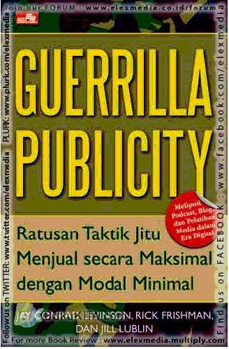 Cover Buku Guerrilla Publicity