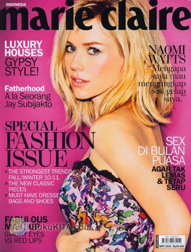 Cover Buku Marie Claire #06 - September 2010 (REG)