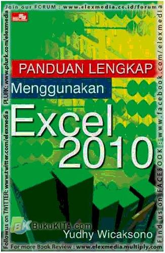 Cover Buku Panduan Lengkap Menggunakan Excel 21