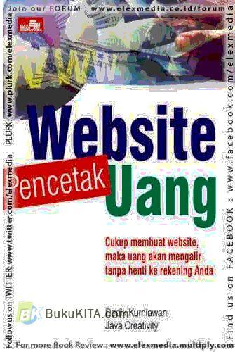 Cover Buku Website Pencetak Uang