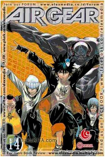 Cover Buku LC : Air Gear 14