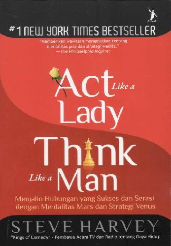 Cover Buku Act Like A Lady. Think Like A Man
