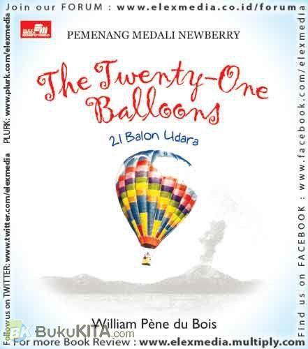 Cover Buku The Twenty One Balloons