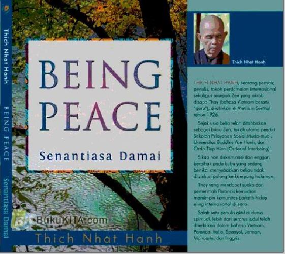 Cover Buku Being Peace : Senantiasa Damai