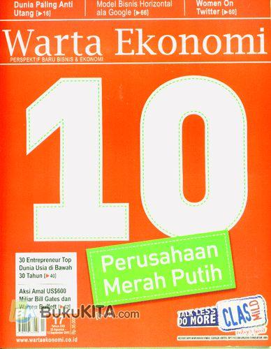 Cover Buku Warta Ekonomi #17| 23 Agustus-12 September 2010