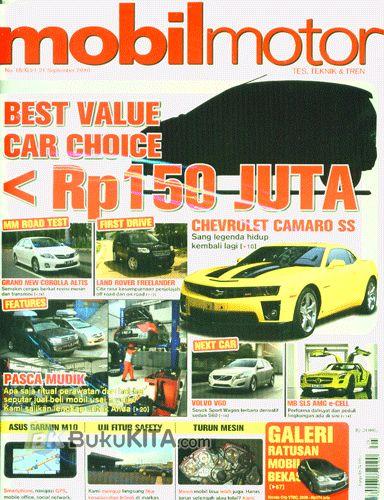 Cover Buku Mobil Motor No. 18/XLI/1-21 September 2010