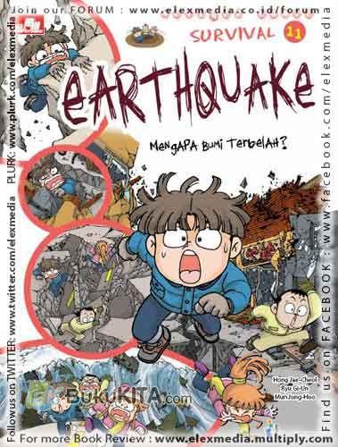 Cover Buku Survival 11 : Earthquake