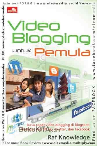 Cover Buku Video Blogging untuk Pemula