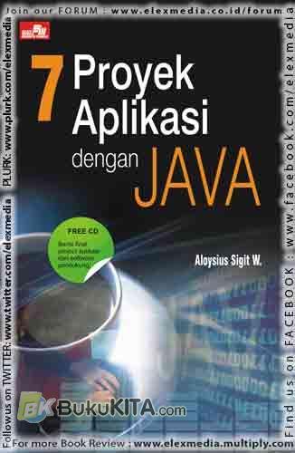 Cover Buku 7 Proyek Aplikasi dengan Java