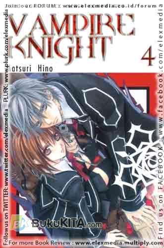 Cover Buku Vampire Knight 4