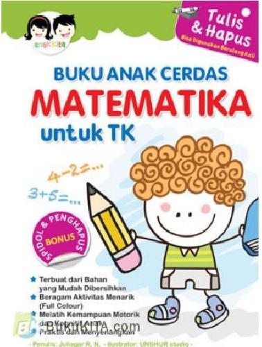 Cover Buku Buku Anak Cerdas Matematika untuk TK