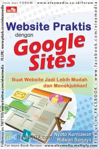 Cover Buku Website Praktis dengan Google Sites