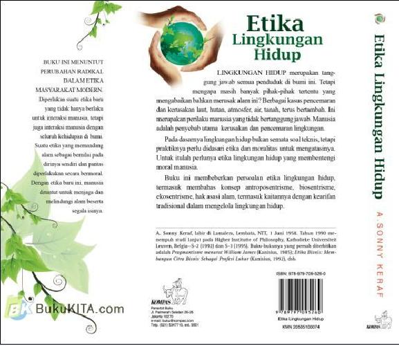 Cover Belakang Buku Etika Lingkungan Hidup