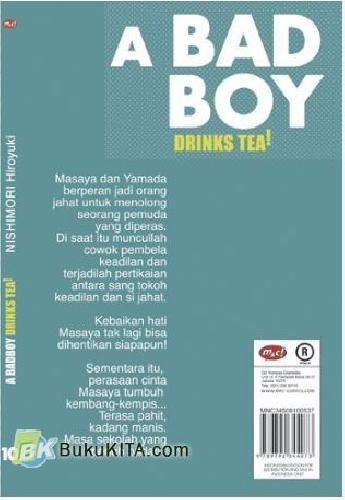 Cover Belakang Buku A Bad Boy Drinks Tea 10
