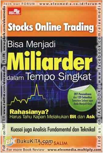Cover Buku Stocks Online Trading : Bisa Menjadi Miliarder dalam Tempo Singkat