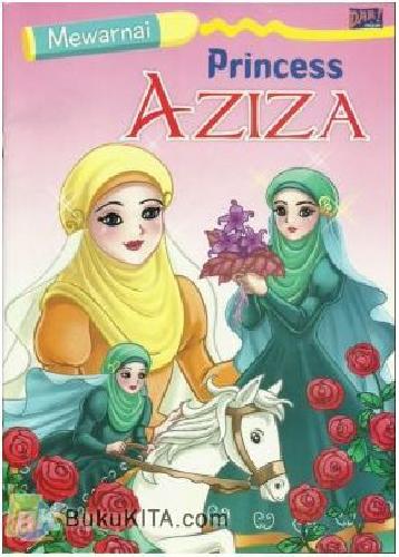 Cover Buku Mewarnai Princess Aziza