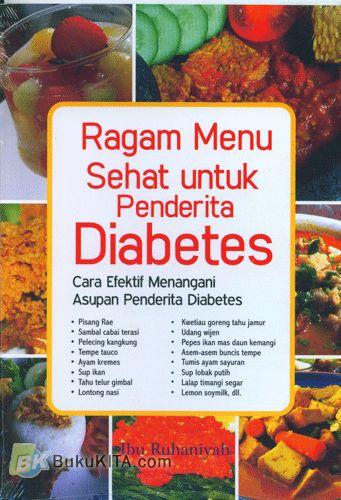 Cover Buku Ragam Menu Sehat Untuk Diabetes Food Lovers