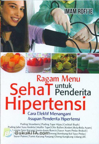 Cover Buku Ragam Menu Sehat Untuk Penderita Hipertensi