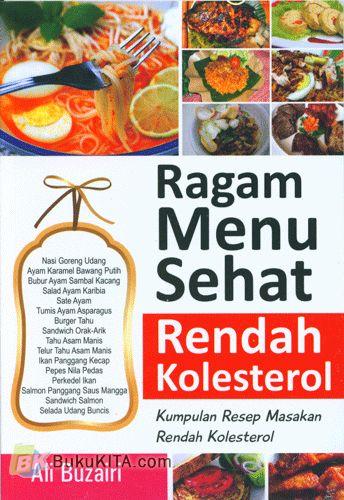 Cover Buku Ragam Menu Sehat Rendah Kolesterol Food Lovers