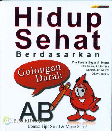 Cover Buku Hidup Sehat Berdasarkan Golongan Darah AB