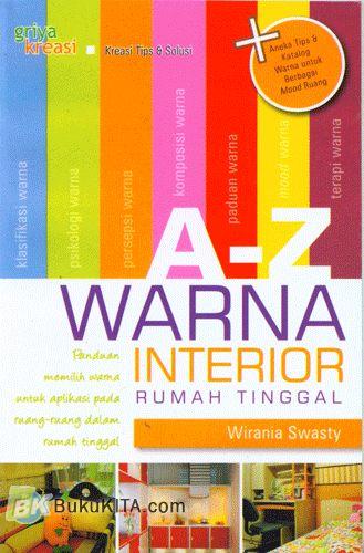 Cover Buku A-Z Warna Interior Rumah Tinggal