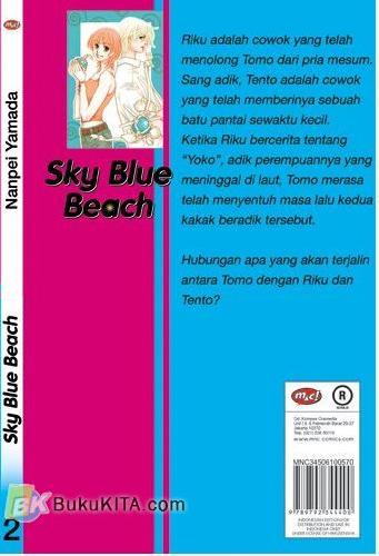 Cover Belakang Buku Sky Blue Beach 2