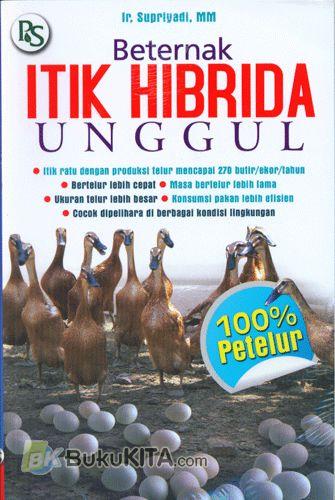 Cover Buku Beternak Itik Hibrida Unggul