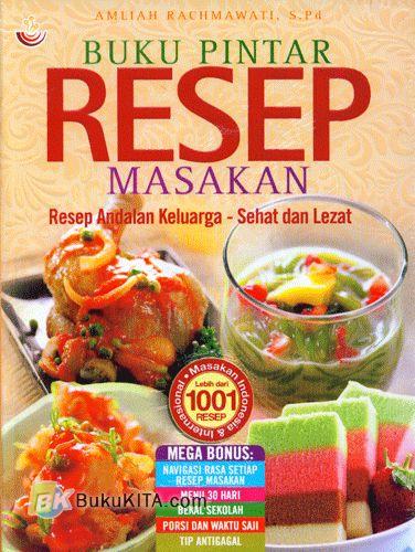 Cover Buku Buku Pintar Resep Masakan Food Lovers