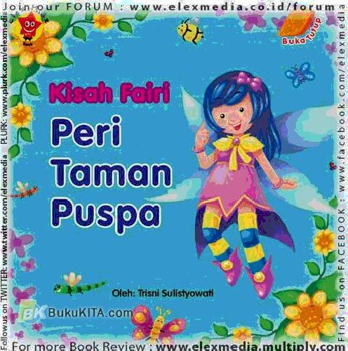Cover Buku Boardbook Buka Tutup : Kisah Fairi, Peri Taman Puspa