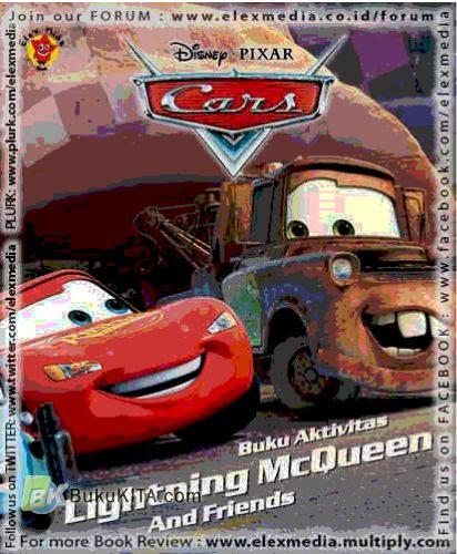 Cover Buku Buku Aktivitas Lightning McQueen and Friends